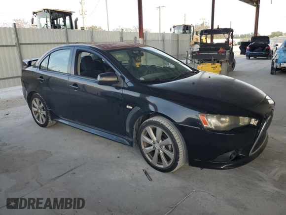 2013 Mitsubishi Lancer GT with VIN JA32U8FW3DU005634, listed as a Copart auction lot 52349825 with 163,723 mi miles and Clean Title. Bid and sale history available at carsss.com. Image 4.