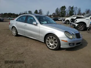 2007 Mercedes-Benz E-Class 3.5L with VIN WDBUF56X97B081594, listed as a Copart auction lot 48623615 with 0 mi miles and Salvage Title. Bid and sale history available at carsss.com. Image 4.