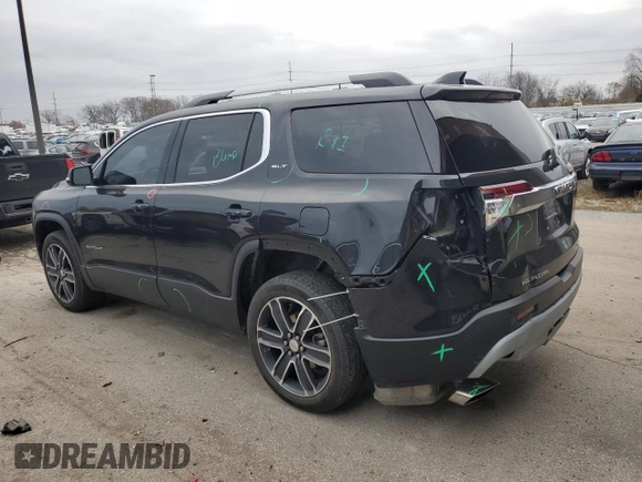 2020 GMC Acadia SLT with VIN 1GKKNUL41LZ197393, listed as a Copart auction lot 82015544 with 77,493 mi miles and Non repairable. Bid and sale history available at DreamBid. Image 2.