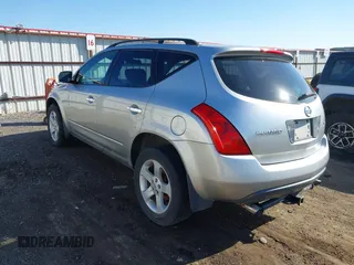 2005 Nissan Murano SL z VIN JN8AZ08W65W417702, wystawiony jako IAAI lot #42061651 z przebiegiem 133 603 mil mil oraz . Historia ofert i sprzedaży dostępna na DreamBid. Obrazek 3.