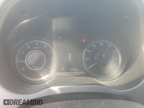 2015 Hyundai Azera Limited with VIN KMHFH4JG5FA476426, listed as a Copart auction lot 67103785 with 189,590 mi miles and Clean title. Bid and sale history available at DreamBid. Image 9.