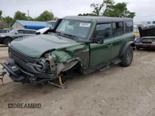 2024 Ford Bronco Everglades z VIN 1FMEE4HH8RLA00375, wystawiony jako Copart lot #55608045 z przebiegiem 17 770 mil mil oraz Szkoda całkowita • Salvage title. Historia ofert i sprzedaży dostępna na DreamBid. Obrazek 1.