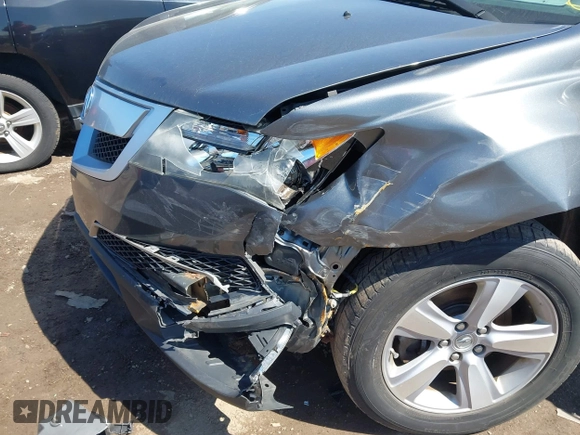 2012 Acura MDX Tech Pkg with VIN 2HNYD2H35CH538849, listed as a IAAI auction lot 42052860 with 173,052 mi miles. Bid and sale history available at carsss.com. Image 6.