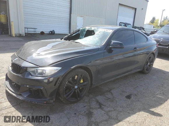 2015 BMW 4 Series 435i with VIN WBA3R1C57FK195783, listed as a Copart auction lot 54569625 with 121,074 mi miles and Clean Title. Bid and sale history available at carsss.com. Image 1.