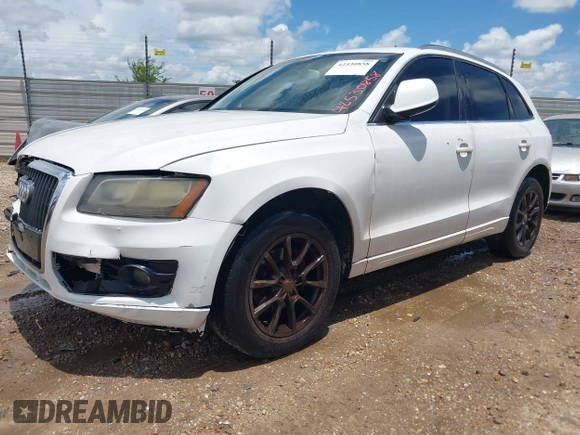 2011 Audi Q5 with VIN WA1CFBFP1BA005856, listed as a IAAI auction lot 42530858 with 162,384 mi miles and . Bid and sale history available at DreamBid. Image 2.