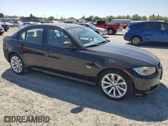 2011 BMW 3 Series 328i with VIN WBAPH5G50BNM76175, listed as a Copart auction lot 53102645 with 89,187 mi miles and Salvage Title. Bid and sale history available at carsss.com. Image 4.