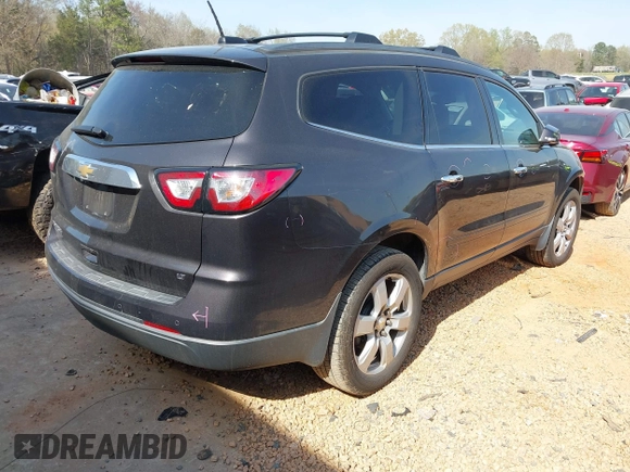 2017 Chevrolet Traverse LT with VIN 1GNKRGKDXHJ196713, listed as a IAAI auction lot 41913435 with 141,319 mi miles and . Bid and sale history available at DreamBid. Image 4.