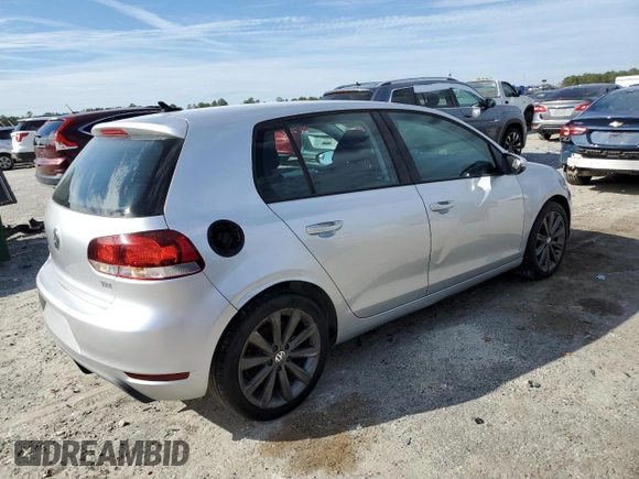 2014 Volkswagen Golf TDI w/Sunroof & Nav with VIN WVWDM7AJ6EW002233, listed as a Copart auction lot 43120925 with 120,140 mi miles and Clean title. Bid and sale history available at DreamBid. Image 3.