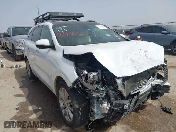 2017 Kia Sorento SX z VIN 5XYPK4A50HG275738, wystawiony jako IAAI lot #41748282 z przebiegiem Nie podano mil oraz . Historia ofert i sprzedaży dostępna na DreamBid. Obrazek 1.