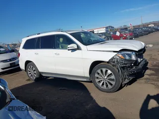 2019 Mercedes-Benz GLS 450 with VIN 4JGDF6EE1KB237803, listed as a IAAI auction lot 41441560 with 27,869 mi miles and . Bid and sale history available at DreamBid. Image 13.