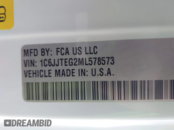 2021 Jeep Gladiator Mojave с VIN 1C6JJTEG2ML578573, выставлен на аукционе IAAI как лот 42034265 с пробегом 30 141 миль миль и . История ставок и продаж доступна на DreamBid. Изображение 9.