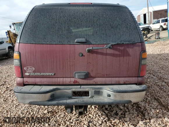 2006 Chevrolet Suburban LS with VIN 1GNFK16Z76J168468, listed as a Copart auction lot 43185775 with 0 mi miles and Clean Title. Bid and sale history available at carsss.com. Image 6.