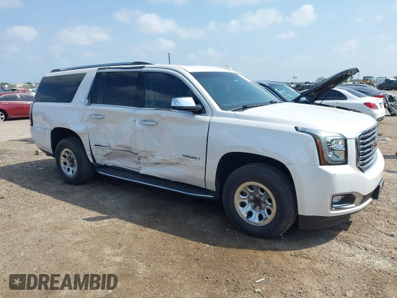 2019 GMC Yukon XL SLT with VIN 1GKS1GKC2KR117197, listed as a IAAI auction lot 41930764 with 47,350 mi miles. Bid and sale history available at carsss.com. Image 1.