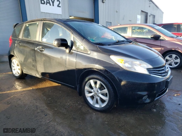 2014 Nissan Versa Note SV with VIN 3N1CE2CPXEL399550, listed as a Copart auction lot 42740945 with 127,153 mi miles and Salvage Title. Bid and sale history available at carsss.com. Image 4.