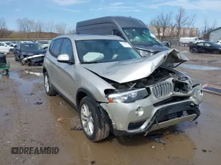 2017 BMW X3 xDrive28i with VIN 5UXWX9C55H0T12827, listed as a IAAI auction lot 41955621 with 101,127 mi miles and . Bid and sale history available at DreamBid. Image 1.