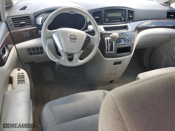 2015 Nissan Quest S with VIN JN8AE2KP2F9134223, listed as a Copart auction lot 55396464 with 114,334 mi miles and Salvage Title. Bid and sale history available at carsss.com. Image 8.