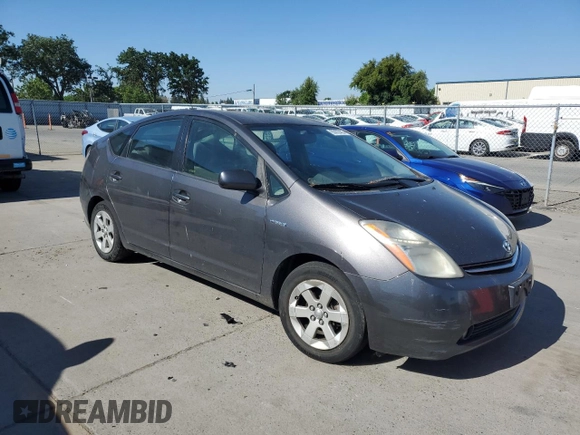 2007 Toyota Prius with VIN JTDKB20U773223808, listed as a Copart auction lot 55822455 with Not Provided miles and Clean Title. Bid and sale history available at carsss.com. Image 4.