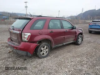 2008 Chevrolet Equinox LS with VIN 2CNDL13F086076296, listed as a IAAI auction lot 41458503 with 132,596 mi miles. Bid and sale history available at carsss.com. Image 4.