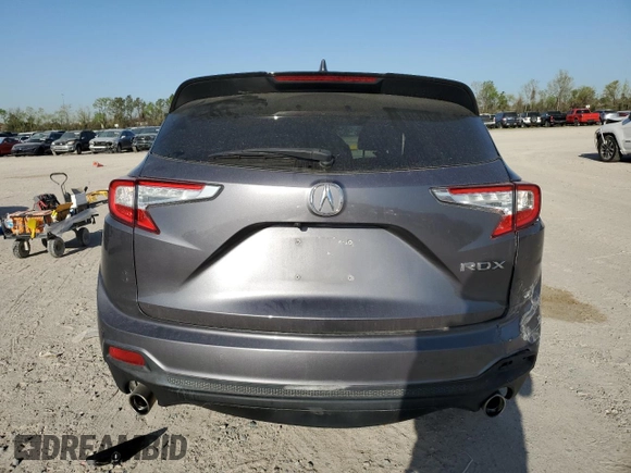 2019 Acura RDX w/Technology Pkg with VIN 5J8TC1H51KL000554, listed as a Copart auction lot 50079825 with 77,785 mi miles and Salvage Title. Bid and sale history available at carsss.com. Image 6.