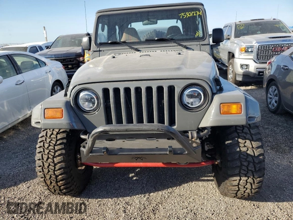 1997 Jeep Wrangler Sport with VIN 1J4FY19S5VP520801, listed as a Copart auction lot 75301274 with Not Provided miles and Non Repairable. Bid and sale history available at carsss.com. Image 5.