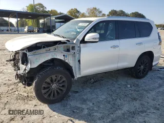 2023 Lexus GX 460 Luxury z VIN JTJGM7BX1P5364962, wystawiony jako Copart lot #51045965 z przebiegiem 40 252 mil mil oraz Szkoda całkowita • Salvage title. Historia ofert i sprzedaży dostępna na DreamBid. Obrazek 1.