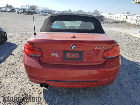 2018 BMW 2 Series 230i with VIN WBA2M7C5XJVA97192, listed as a Copart auction lot 78141114 with 90,071 mi miles and Salvage Title. Bid and sale history available at carsss.com. Image 6.