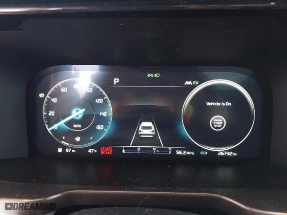 2022 Kia Sorento Plug-In Hybrid SX Prestige with VIN KNDRMDLH4N5110077, listed as a IAAI auction lot 41760167 with 26,732 mi miles. Bid and sale history available at carsss.com. Image 7.