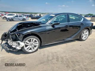 2021 Lexus IS 300 with VIN JTHCA1D21M5117945, listed as a Copart auction lot 58202975 with 18,923 mi miles and Salvage title. Bid and sale history available at DreamBid. Image 1.