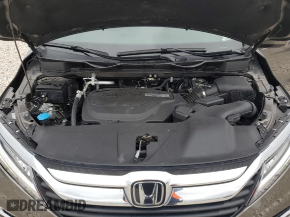 2019 Honda Odyssey Elite with VIN 5FNRL6H94KB004044, listed as a Copart auction lot 44556275 with 62,492 mi miles and Salvage Title. Bid and sale history available at DreamBid. Image 14.