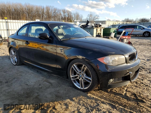 2011 BMW 1 Series 128i with VIN WBAUP9C5XBVF46514, listed as a Copart auction lot 85461494 with 155,919 mi miles and Clean title. Bid and sale history available at DreamBid. Image 4.