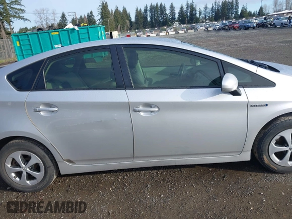 2013 Toyota Prius One with VIN JTDKN3DU6D5603472, listed as a IAAI auction lot 41808870 with 213,784 mi miles. Bid and sale history available at carsss.com. Image 13.