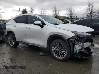 2023 Lexus NX 350h Luxury with VIN JTJHKCEZ4P5008778, listed as a Copart auction lot 45281265 with 21,724 mi miles and Salvage Title. Bid and sale history available at DreamBid. Image 4.