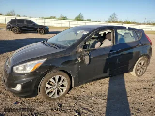2017 Hyundai Accent Sport with VIN KMHCU5AE3HU366057, listed as a Copart auction lot 49885725 with 100,996 mi miles and Salvage Title. Bid and sale history available at carsss.com. Image 1.