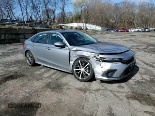 2023 Honda Civic Sedan Touring with VIN 2HGFE1F97PH305185, listed as a Copart auction lot 50556815 with 25,187 mi miles and Salvage Title. Bid and sale history available at carsss.com. Image 11.