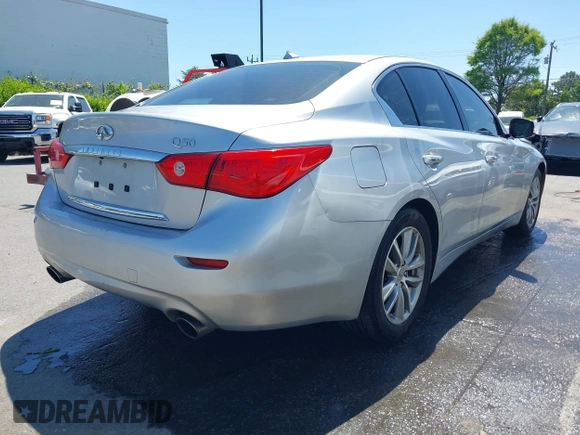 2017 Infiniti Q50 Premium z VIN JN1EV7AP3HM734389, wystawiony jako IAAI lot #42037510 z przebiegiem 125 130 mil mil oraz . Historia ofert i sprzedaży dostępna na DreamBid. Obrazek 4.