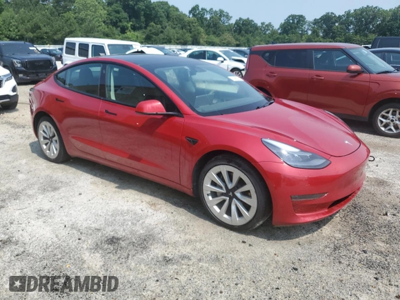 2022 Tesla Model 3 z VIN 5YJ3E1EAXNF369821, wystawiony jako Copart lot #59052455 z przebiegiem 102 568 mil mil oraz Czysty tytuł • Clean title. Historia ofert i sprzedaży dostępna na DreamBid. Obrazek 4.