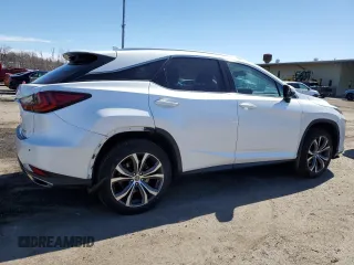 2022 Lexus RX 350 with VIN 2T2HZMDA7NC322095, listed as a Copart auction lot 49484325 with 124,042 mi miles and Salvage Title. Bid and sale history available at DreamBid. Image 3.
