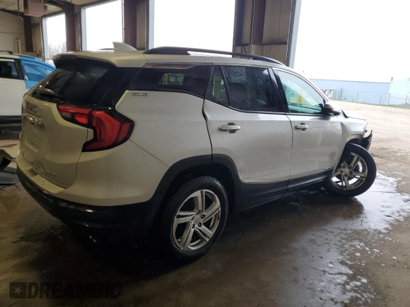 2019 GMC Terrain SLE with VIN 3GKALTEV7KL285727, listed as a Copart auction lot 52778375 with 40,533 mi miles and Salvage Title. Bid and sale history available at DreamBid. Image 3.