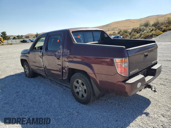 2007 Honda Ridgeline RTX with VIN 2HJYK16357H532933, listed as a Copart auction lot 73053444 with 0 mi miles and Salvage Title. Bid and sale history available at carsss.com. Image 2.