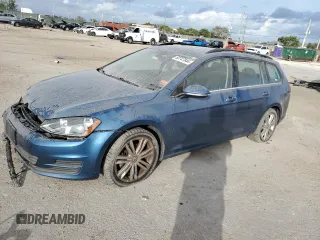 2016 Volkswagen Golf SportWagen TSI S with VIN 3VWC17AUXGM522790, listed as a Copart auction lot 83747844 with 0 mi miles and Salvage Title. Bid and sale history available at carsss.com. Image 1.