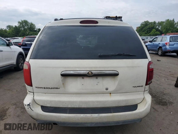 2006 Chrysler Town & Country Touring z VIN 2A4GP54L56R631489, wystawiony jako Copart lot #58981685 z przebiegiem 242 106 mil mil oraz Szkoda całkowita • Salvage title. Historia ofert i sprzedaży dostępna na DreamBid. Obrazek 6.