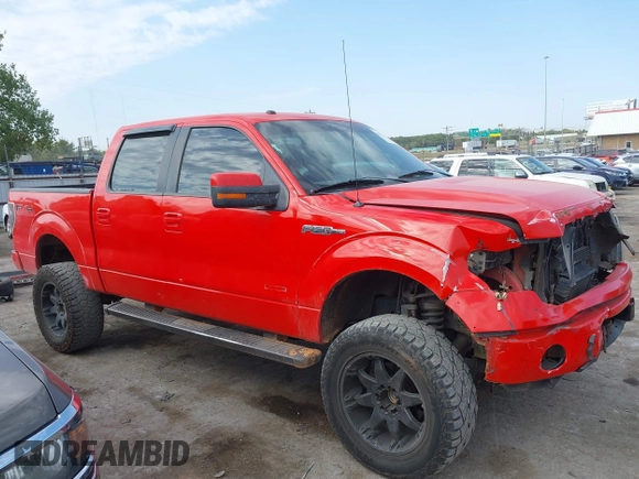 2011 Ford F-150 XLT with VIN 1FTFW1ET3BFC64671, listed as a IAAI auction lot 40610978 with 161,997 mi miles. Bid and sale history available at carsss.com. Image 14.