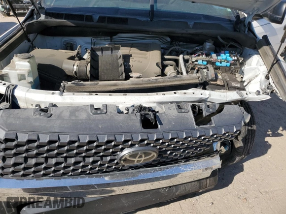2020 Toyota Tundra 2WD SR5 with VIN 5TFEY5F17LX263254, listed as a Copart auction lot 73568964 with 57,348 mi miles and Salvage Title. Bid and sale history available at carsss.com. Image 12.
