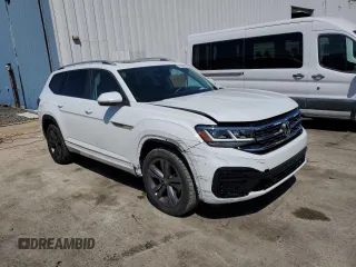 2022 Volkswagen Atlas 3.6L V6 SEL R-Line with VIN 1V2AR2CA5NC510973, listed as a Copart auction lot 51585105 with 26,135 mi miles and Salvage Title. Bid and sale history available at carsss.com. Image 4.