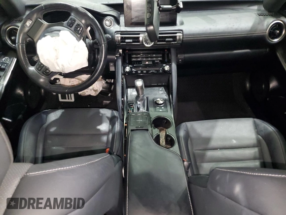 2021 Lexus IS 350 F Sport with VIN JTHGZ1E25M5019560, listed as a Copart auction lot 51089665 with Not Provided miles and Salvage Title. Bid and sale history available at DreamBid. Image 8.
