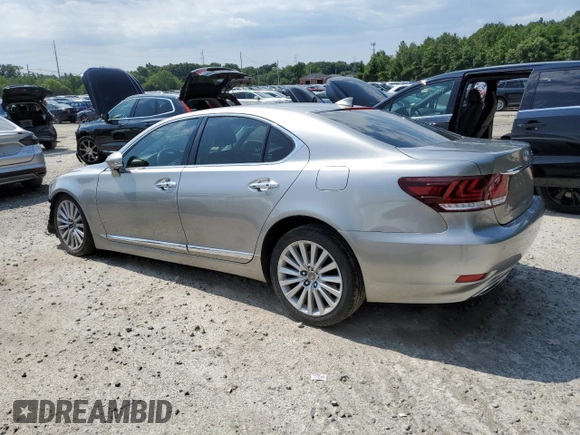 2017 Lexus LS 460 с VIN JTHCL5EFXH5028383, выставлен на аукционе Copart как лот 63322254 с пробегом 83 128 миль миль и Списание • Salvage title. История ставок и продаж доступна на DreamBid. Изображение 2.