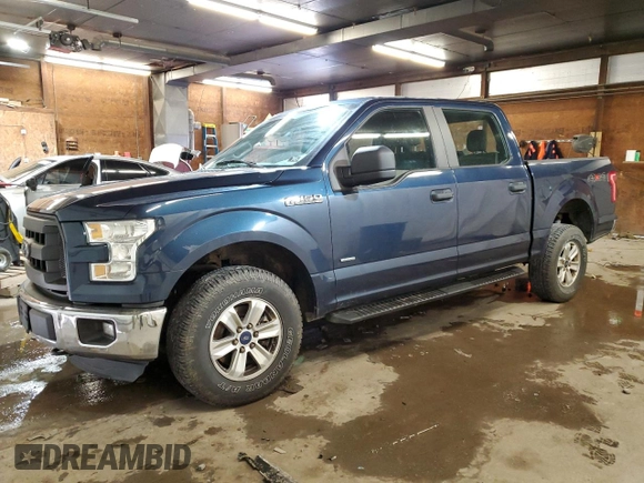 2015 Ford F-150 XLT with VIN 1FTEW1EP2FFC73690, listed as a Copart auction lot 61154355 with 145,389 mi miles and Salvage title. Bid and sale history available at DreamBid. Image 1.
