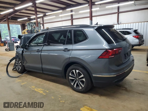 2024 Volkswagen Tiguan S with VIN 3VVFB7AX5RM041650, listed as a Copart auction lot 54579575 with Not Provided miles and Non Repairable. Bid and sale history available at DreamBid. Image 2.
