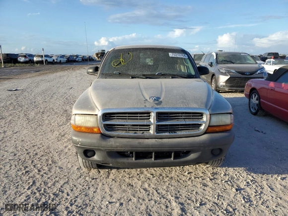 2004 Dodge Dakota with VIN 1D7GL12K94S627063, listed as a Copart auction lot 75315764 with 202,412 mi miles and Salvage Title. Bid and sale history available at carsss.com. Image 5.