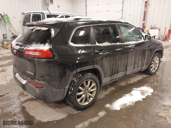 2014 Jeep Cherokee Limited with VIN 1C4PJMDS2EW277428, listed as a IAAI auction lot 41577040 with 157,508 mi miles. Bid and sale history available at carsss.com. Image 4.